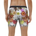 thumbnail image 2 of Men's Boxer Briefs, Cute Dogs Puppy Soft and Breathable Mens Underwear Boxer Briefs With Widen Waist, 2 of 5