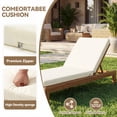 thumbnail image 4 of YEERSWAG 80x26x3 Inch Outdoor Patio Chair Cushion Recliner Cushion Chaise Lounge Cushion Non Slip Waterproof Beach Garden Furniture Cushion with Ties, 4 of 9