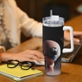 thumbnail image 6 of Lsque The Binding of Isaac Pattern 40 OZ Ice Bully Cup with Handle and Straw, Double Wall Stainless Steel Tumbler Travel Coffee Cup with Lid for Christmas Present, 6 of 8