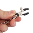 thumbnail image 2 of 1 set Exotic BDSM Nipple Clamp with Chain for Breast and Labia Stimulation - Fetish Sex Products for Massage and Fetish Play, 2 of 4