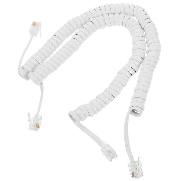 QUMIIRITY 2Ud Cable De Auricular Enrollado Ideal Para Teléfonos Con Señal Estable