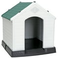 thumbnail image 2 of ZENY 32" Large Waterproof Dog House Indoors & Outdoors Plastic Pet Kennel Removable Green Roof, 2 of 10