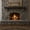 Black, variant on 48'' Fireplace Mantel with Flat Surface, Fir Wood Wall-Mounted, Floating Mantle Shelves Decor for Wall, Bedroom, TV, Books, Livingroom, Light Brown