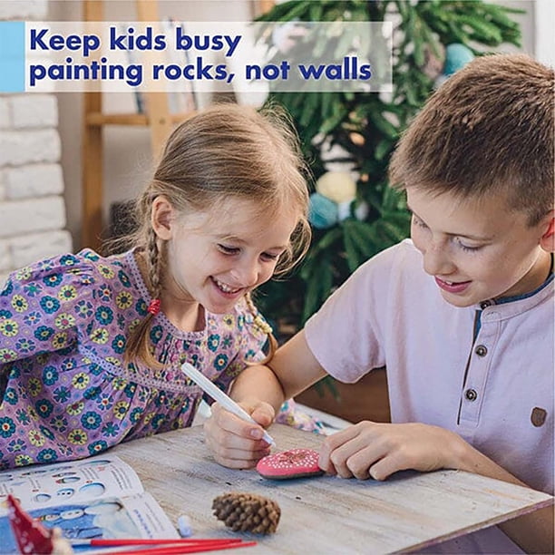 Dan&Darci Rochers verseurs de peinture pour enfants – Kit de peinture sur roche – Arts et artisanat pour enfants âgés de 8 à 12 ans – Artisanat pour filles de 6, 7 Dan&Darci Rochers verseurs de peinture pour enfants – Kit de peinture sur roche – Arts et artisanat pour enfants âgés de 8 à 12 ans – Artisanat pour filles de 6, 7