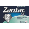Zantac 75mg Regular Strength Ranitidine Acid Reducer Tablets, 4ct