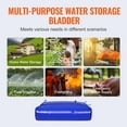 thumbnail image 6 of VEVOR 540L/142.7 Gallon Water Storage Bladder, RV Water Tank, 1000D Blue PVC Collapsible Water Storage Containers, Large Capacity Soft Water Bag, Portable Water Bladder, Fire Prevention, Camping, 6 of 9
