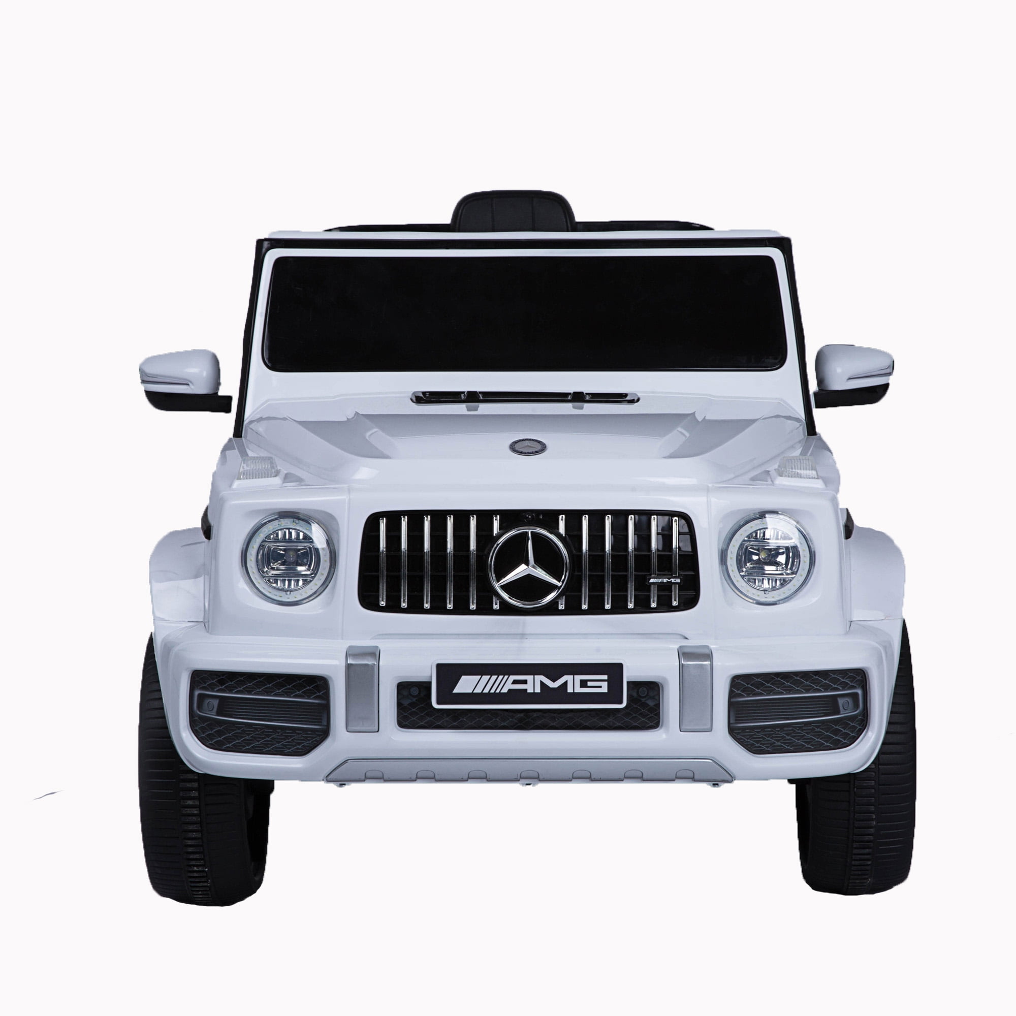 CIPACHO 12V Licensed Mercedes-Benz G63 Kids Ride On Car, Kids Electric Car with Remote Control, Motorized Vehicles for Girls Boys, White