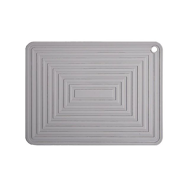 Tapete de silicona para mesa, posavasos grande de silicona, tapete para encimera de mesa antideslizante resistente al calor de 29x23cm