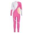 thumbnail image 3 of iEFiEL Kids Girls Figure Skating Bodysuit Ballerina Gymnastics Acrobatics Leotard Long Sleeve Shiny Rhinestones Jumpsuit Pink 8, 3 of 7