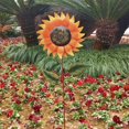 thumbnail image 1 of Decoración de estacas de jardín de flores, arte de jardín de margaritas de Metal para exteriores, palo de flores impermeable, adornos de Patio de cami Macarena Estaca de patio, 1 of 8