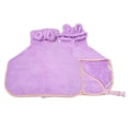 thumbnail image 1 of Bathrobe for Dogs Super Absorbent Fast Drying Hooded Cute Pet Bathrobe Towel for Cats Dogs Adjustable Microfiber Coat Corgi Pugs ShopWise Round, 1 of 10