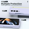 thumbnail image 3 of TECH CIRCLE for Samsung Galaxy Z Fold 4 Case Built-in Screen Protector, Drop Shockproof Full Body Protective Cover with Pen Holder & Free Stylus Pen for Samsung Galaxy Z Fold 4 5G 7.6" 2022,Purple, 3 of 7
