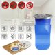 thumbnail image 3 of KAIYANG Sello de drenaje de piso Desodorante de drenaje Núcleo de silicona Dispositivo antirreflujo antiinsectos 2 piezas - azul, 3 of 5