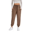 thumbnail image 2 of SWQZVT Women's Cargo Sweatpants with Pockets High Waisted Jogging Pants Drawstring Athletic Joggers Fall Trousers, 2 of 7