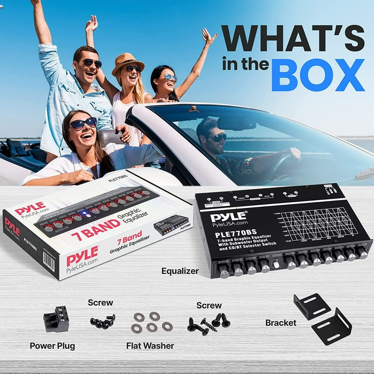Free Shipping! 7 Bands Graphic Equalizer with SUB Volume Free Shipping! 7 Bands Graphic Equalizer with SUB Volume