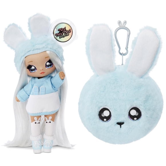 Poupée-mannequin Na Na Na Surprise 2 en 1 et pompon pelucheux série 2