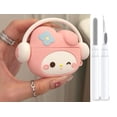 thumbnail image 1 of Funda, kit de limpieza y llavero para AirPods Pro 2, color rosa gatito, 1 of 7