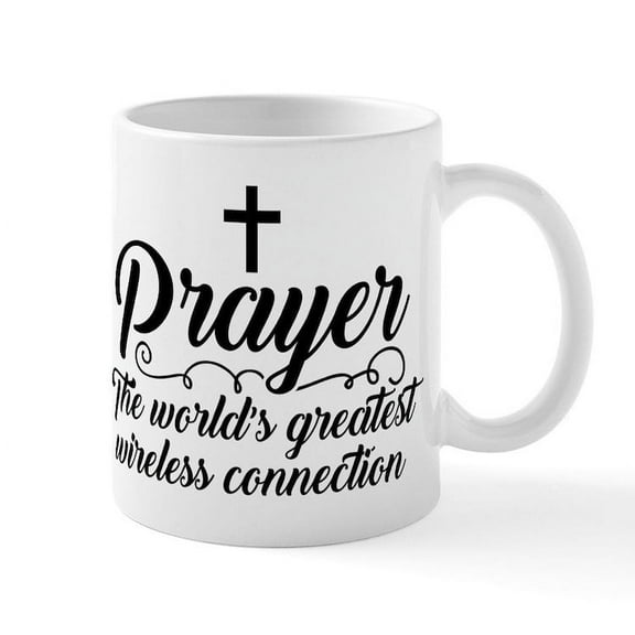 CafePress - Prayer - 11 oz Ceramic Mug - Novelty Coffee Tea Cup