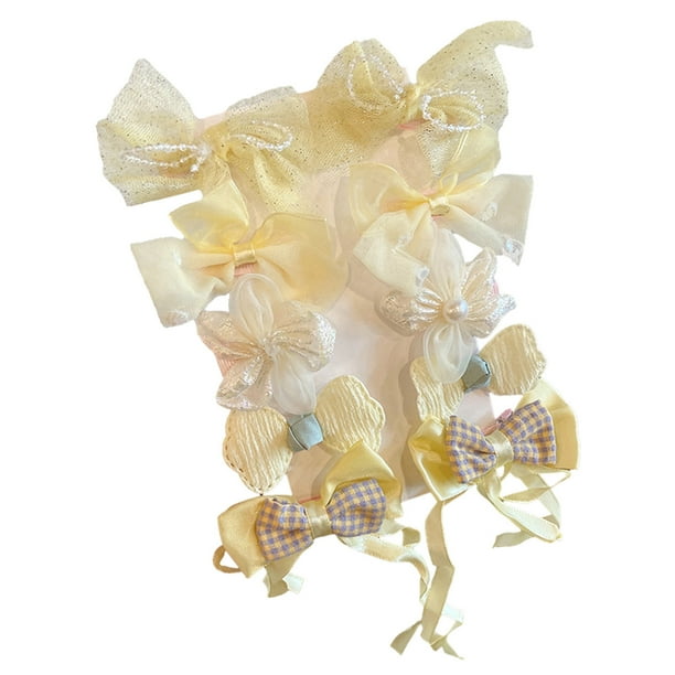 Pisexur Belleza Maquillaje Pinzas para el pelo de bebé de colores, 10 pinzas bonitas para el pelo para niñas, pasadores con broches de flores, accesorios para el pelo para para mujeres y hombres