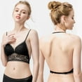 thumbnail image 4 of Bralette for Women Triangle Cups Removable Padded Wire Free Pull On Closure, 4 of 9