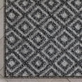 thumbnail image 4 of Well Woven Custom Size Runner - Choose Your Length - Piano Dark Grey Tribal Diamond Geometric 27 Inches Wide x 80 Feet Long Runner (27" x 80' Runner) Rug, 4 of 5