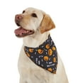 thumbnail image 2 of Aria Festive Halloween Dog Bandana (Howl-o-ween Pumpkins), 2 of 4