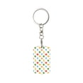 thumbnail image 2 of Uemuo Undersea Animals Pattern Rectangular Metal Keychain - Durable, Stylish, and Personalized Key Ring for Men and Women,Engraved Keychain,Gift Slim Sturdy Keychain, 2 of 7