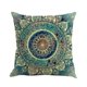 thumbnail image 3 of 2 Fundas De Almohada Con Aspecto De Lino, Utilizadas Para Decorar Cojines, Cojines, Cojines De Sofá, Fundas De Cojines, Estampados De Mandalas Y Patrones Geométricos Étnicos Rojo Verde Cocina, Decoración y Otros, 3 of 4