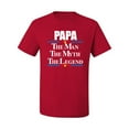 thumbnail image 2 of Wild Bobby,Papa The Man The Myth The Legend Best Daddy Father Gift, Father's Day, Men Graphic Tees, Red, Small, 2 of 3