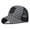 R gray, variant on Black Argyle Jacquard Front Mesh Back Trucker Cap, Rubber R Patch Logo Curved Brim Hat-R gray