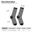 thumbnail image 2 of Honeii Airplane Routes Around The World Print Adult Socks,Crew Socks,Casual Calf Socks,Daily Wear Socks for Men & Women, Perfect for Sports, Casual and Everyday Use, 2 of 6