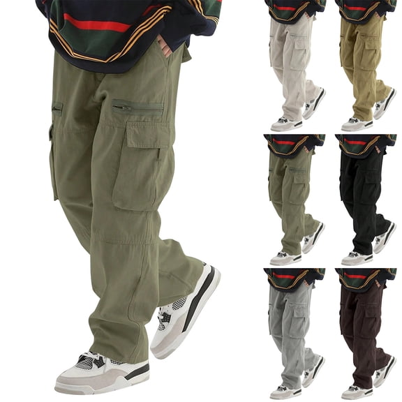 Stretch Cargo Pants, Men Big And Tall Black Work Pants Fleece Carpenter Jeans Pantalones Black Pants For Men Waterproof Hiking Pants For Men Wear Pantalon Xxl Green