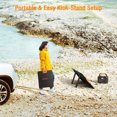 GRECELL 2Pack 100W Portable Solar Panel for Power Station Generator, 20V Foldable Solar Cell Solar Charger with MC-4 High-Efficiency Battery Charger for Outdoor Camping