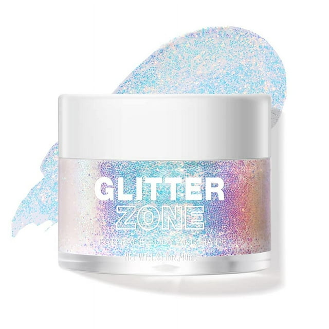 Gel con Purpurina Holográfica XCF para Cuerpo Rostro Cabello y Labios 1,35 oz