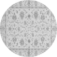 thumbnail image 1 of Ahgly Company Indoor Round Oriental Gray Modern Area Rugs, 7' Round, 1 of 4