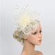 thumbnail image 5 of Diadema con flores SSuperp para fiesta de Te beige, 5 of 5