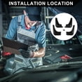 thumbnail image 2 of Guardabarros automotrices delanteros y traseros únicos compatibles para Ford Fiesta ST-Line STLine MK8 2021-2023, 2 of 6