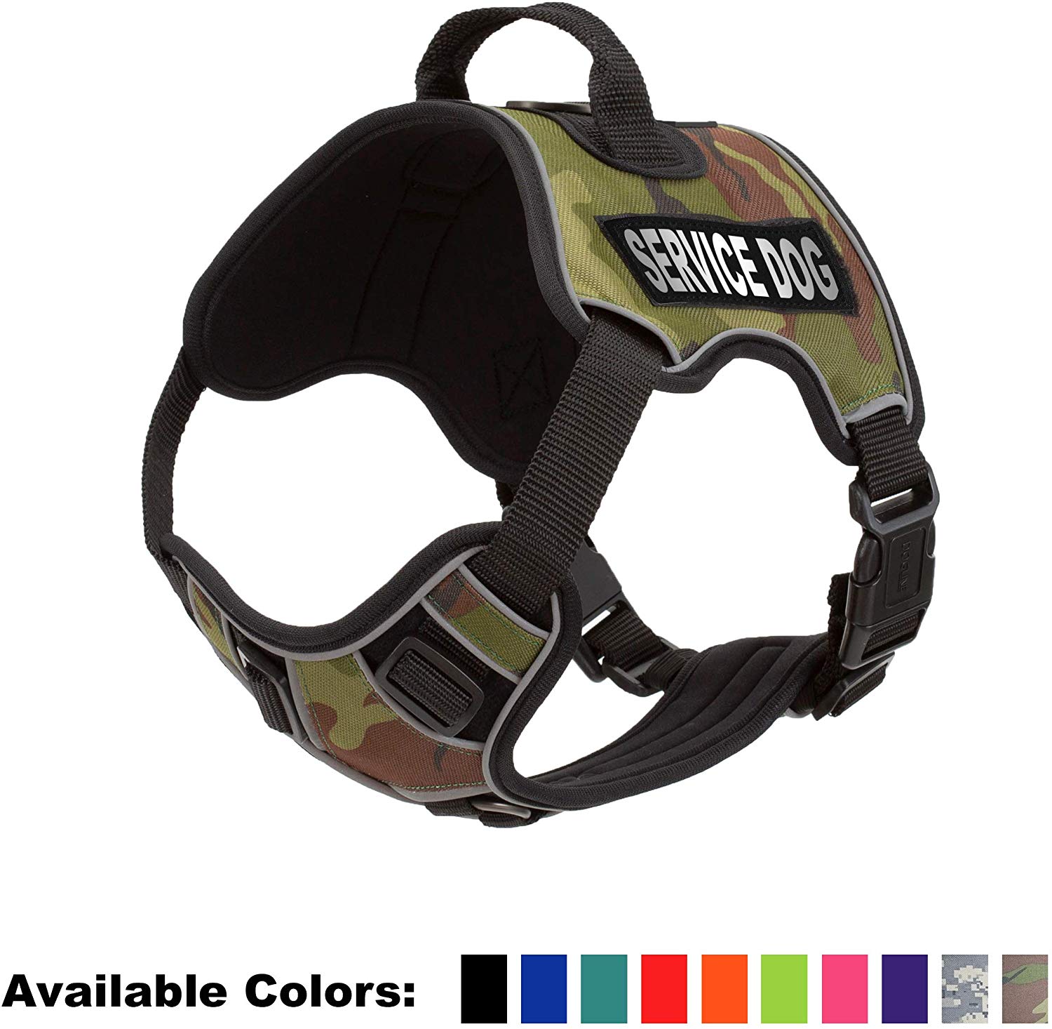 DogLine SERVICE DOG NoPull Dog Harness With Reflective Removable