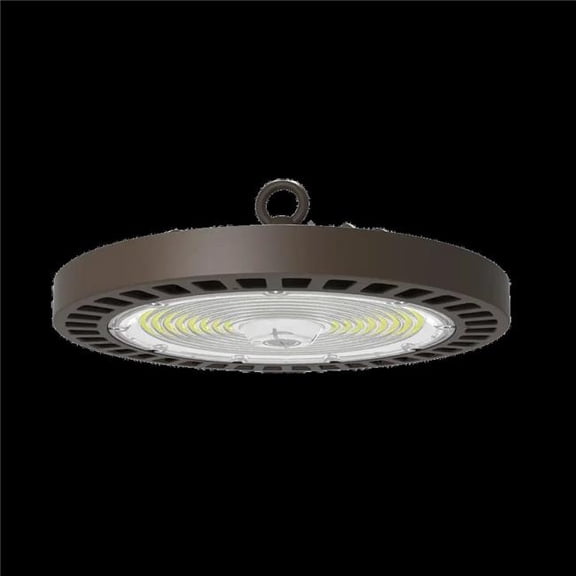 Medinah Power 102-12400006-2 11 in. 200W 4000K Equivalent Integrated 120-277V LED Dimmable High Bay Light - Bronze