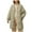 Khaki, variant on DAFPZW Mid-Long Quilted Jackets for Women Button Down Winter Coats Lightweight Loose Puffer Padded Outerwear with Pockets
