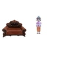 thumbnail image 1 of Sofá en miniatura para muñecas,Muebles de casa de muñecas,modelo de sofá europeo,decoración,Muñeca geisha japonesa,Adorno tradicional de muñeca geisha con kimono japonés,Estatuilla de, 1 of 8