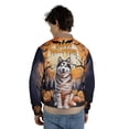 thumbnail image 5 of Mummy Alaskan Malamute Happy Halloween with Pumpkins Bats Spooky Fun All Over Print 3D Baseball Jacket Alaska Mal Dog Lovers Gifts Bomber Jacket Softball - 00019, 5 of 6