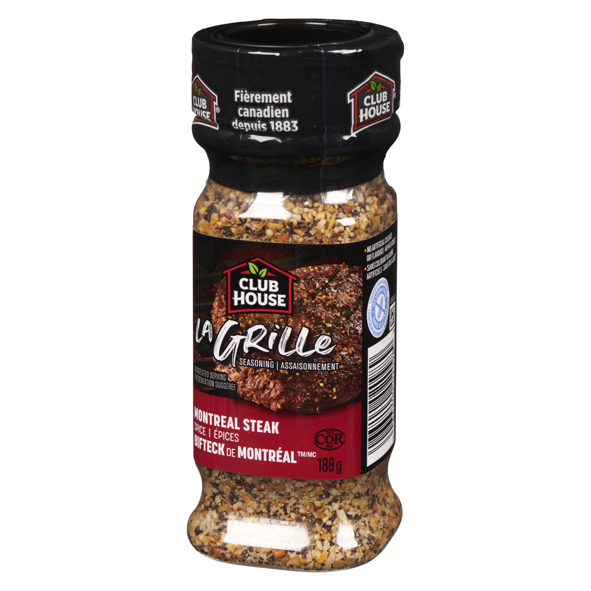 Club House La Grille Montreal Steak Seasoning, 188 g, 188g