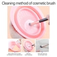 thumbnail image 1 of Fiudx Limpiador de Brochas de Maquillaje, Estropajo Multiusos, Recipiente de Limpieza Plegable, Cuidado Suave de Las Brochas, Uso Familiar para Viajes, Diseño Portátil Fácil de Guardar., 1 of 2