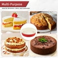 thumbnail image 3 of 9 Inch Round Cake Pan Set of 2 - Nonstick Carbon Steel Round Cake Baking Pans  Dishwasher Safe, Durable for Large Layer Cakes, Birthday & Christmas Baking, 3 of 7