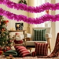 thumbnail image 3 of LSLJS Tinsel Garland 6.6Ft Glitter Metallic Twist Hanging Christmas Tinsel Garland for Home Mantle Xmas Tree Staircase Railing Year Holiday Party Christmas Decorations, 3 of 4