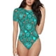 thumbnail image 1 of Balery Boho Dreamcatcher Body de cuello redondo de manga corta para mujer Tops de manga corta Tops básicos-X-Large, 1 of 7