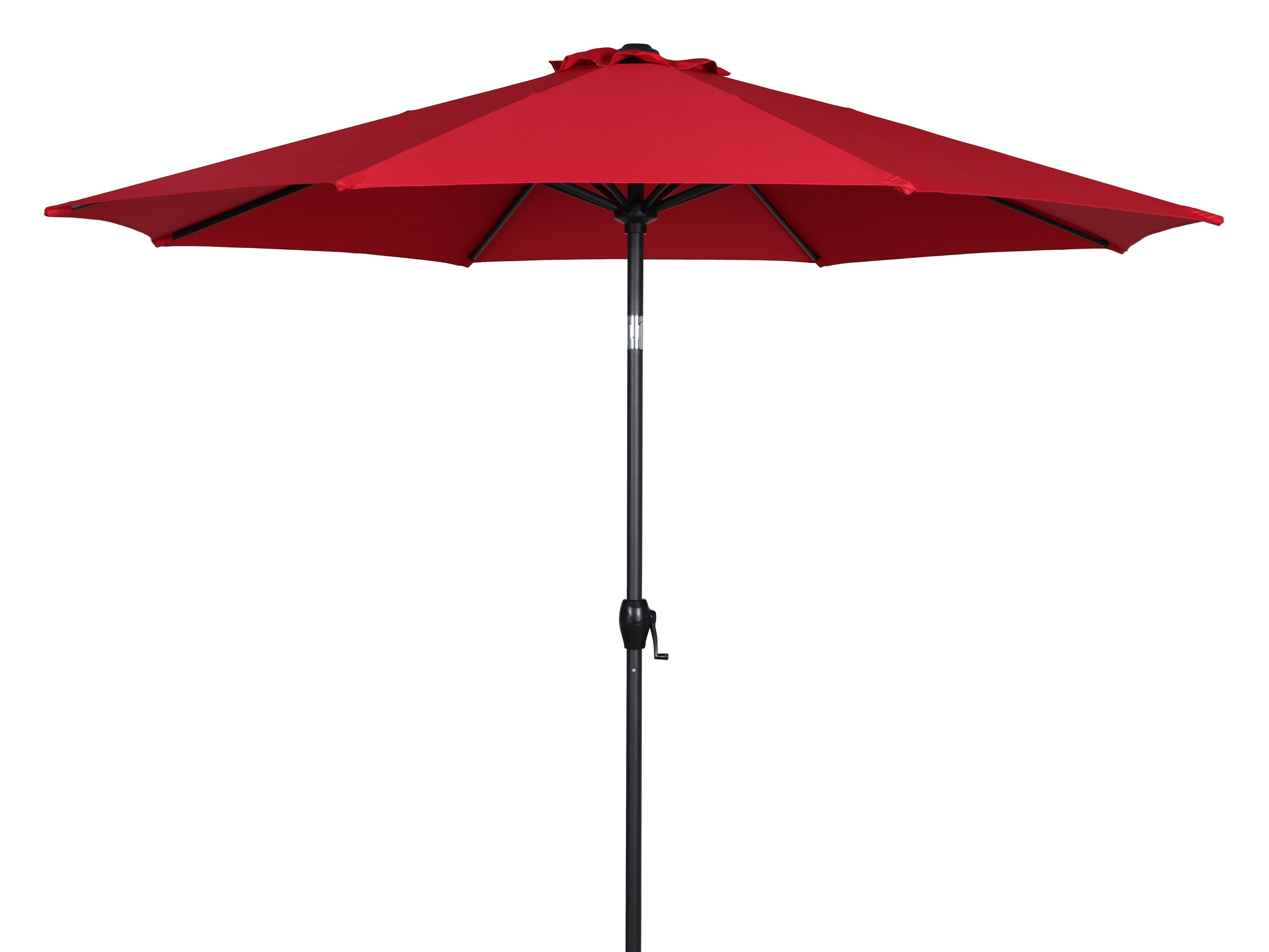 Mainstays 9ft Really Red Round Outdoor Tilting Market Patio Umbrella