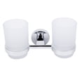 thumbnail image 2 of Modern Toothbrush Cup Holder Double Bathroom Accessories Products Wall Mounted, 2 of 8