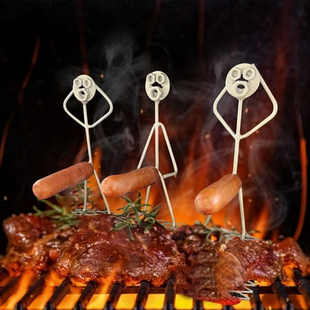 

WHLBF Clearance BBQ Stainless Steel Hot Boy Barbecue fork Hot Barbecue fork